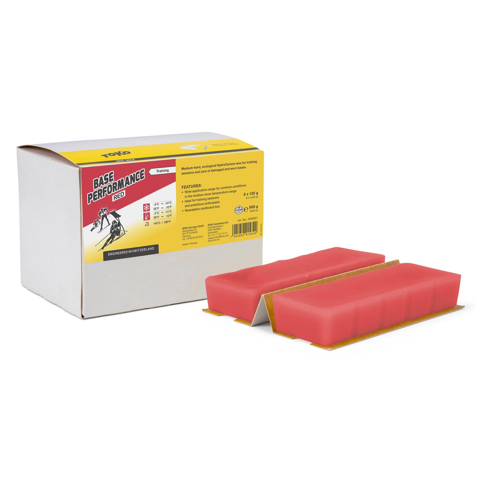 スキー TOKO Backshop-Wax Toko Backshop Barwax 250g | $11.95 | CrossCountrySki.com